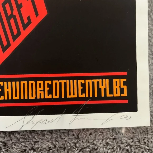 Obey Art Print - Red and Black Design - Picture 1 of 4